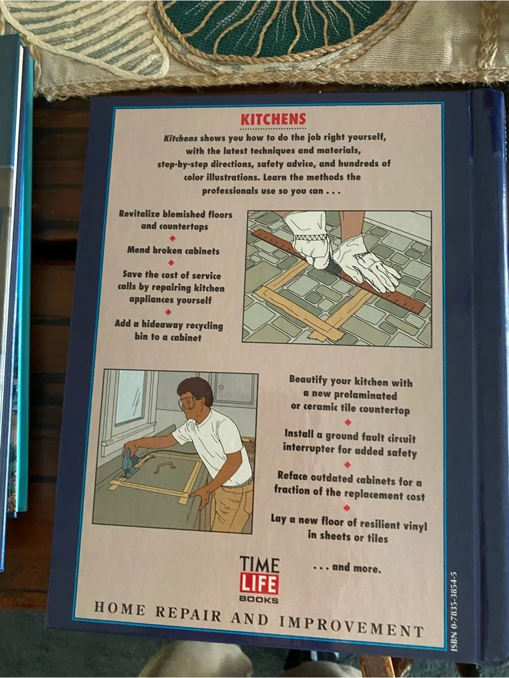 Time-Life Kitchens Home Repair Book- Blue Cover, spiral bound, NEW